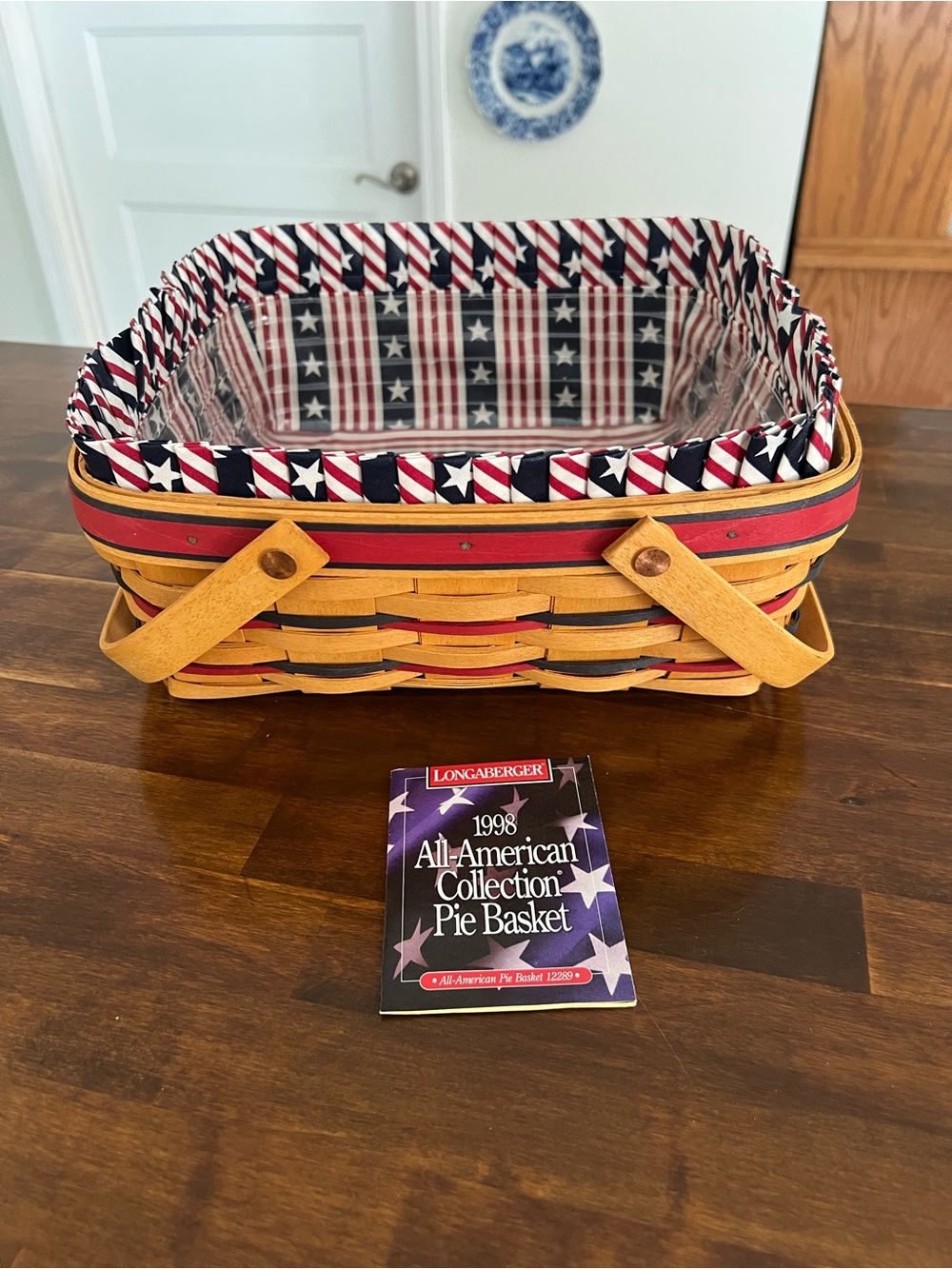 Longaberger All American Pie Basket, 1998
